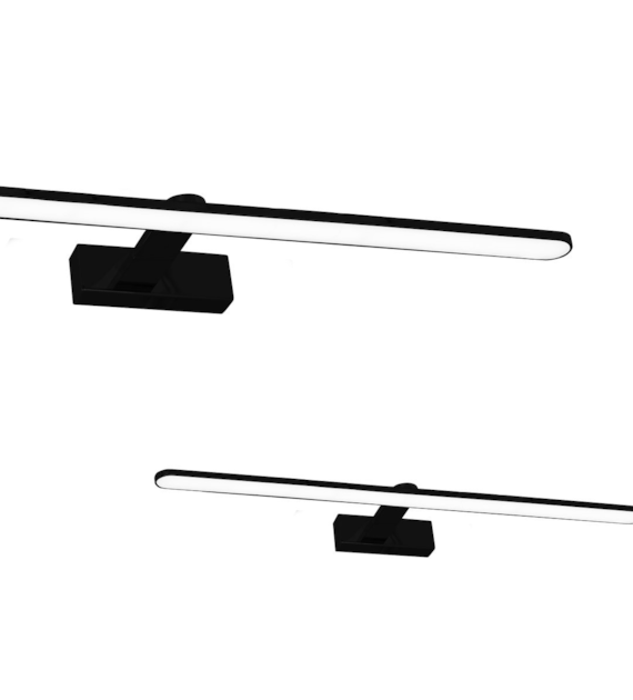 Kinkiet SPLASH BLACK 80cm 16W LED