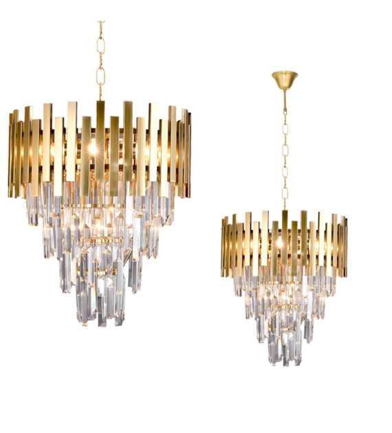 Żyrandol ASPEN II GOLD 9xE14