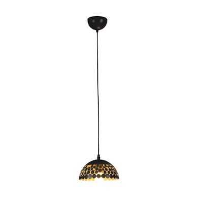 Lampa wisząca LISA BLACK 1xE27