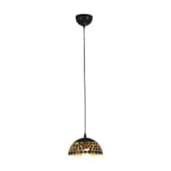 Lampa wisząca LISA BLACK 1xE27