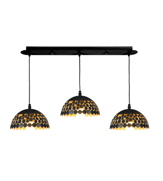 Lampa wisząca LISA BLACK 3xE27