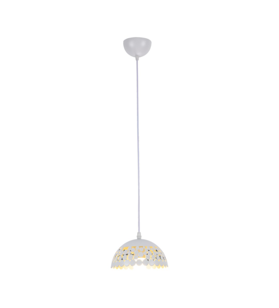Lampa wisząca Lisa Biały 1xE27 18cm