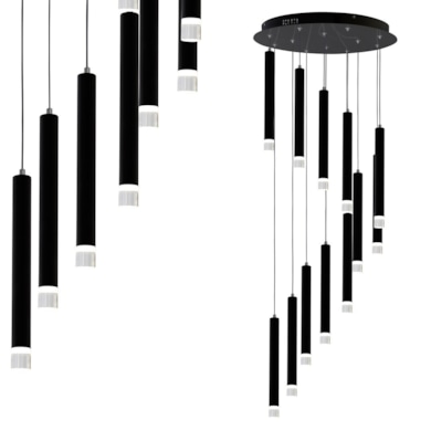 Lampa wisząca CARBON 12W LED