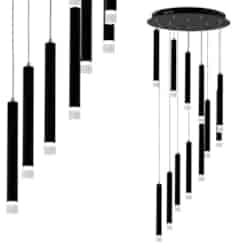 Lampa wisząca CARBON 12W LED