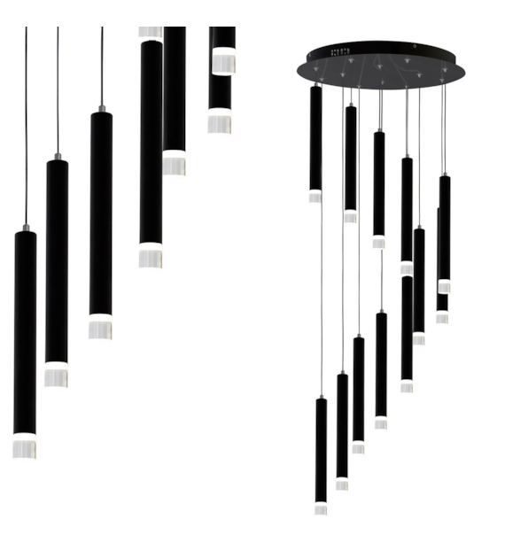 Lampa wisząca CARBON 12W LED