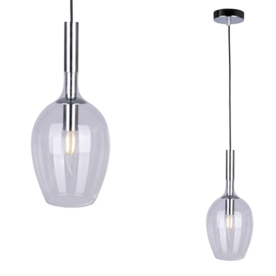 Lampa wisząca TANGO CLEAR 1xE14