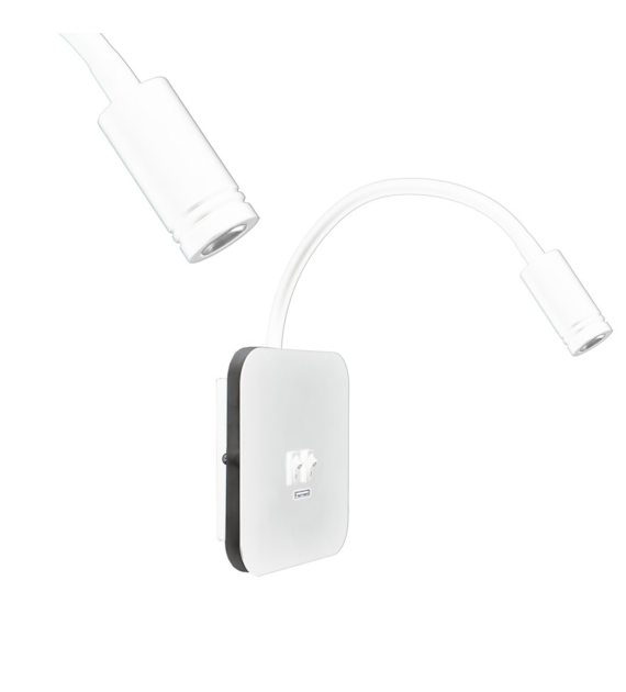Lampka nocna Base 8W+2W Biały