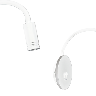 Lampka nocna Base 8W+2W Biały