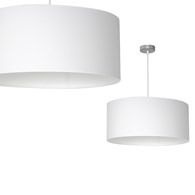 Lampa wisząca Casino Biały / Chrom 1xE27