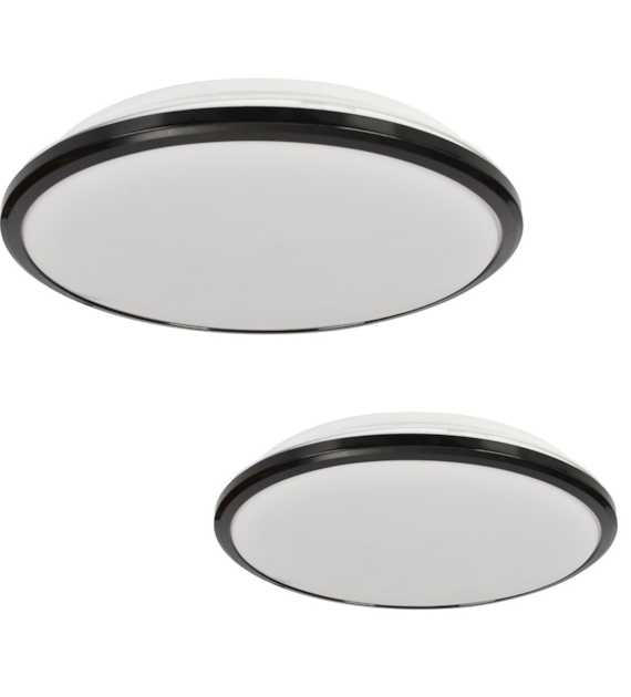 Plafon TERMA BLACK 18W LED IP44 Ø280 mm