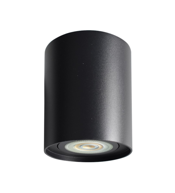 Spot Bima Round Czarny 1xGU10