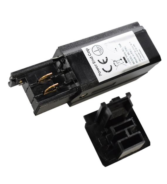 Zasilanie Prowadnicy Track Light Czarny 3-obwodowy
