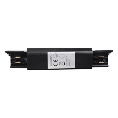 Łącznik Lampy Track Light Czarny 3-obwodowy Typ: Prosty
