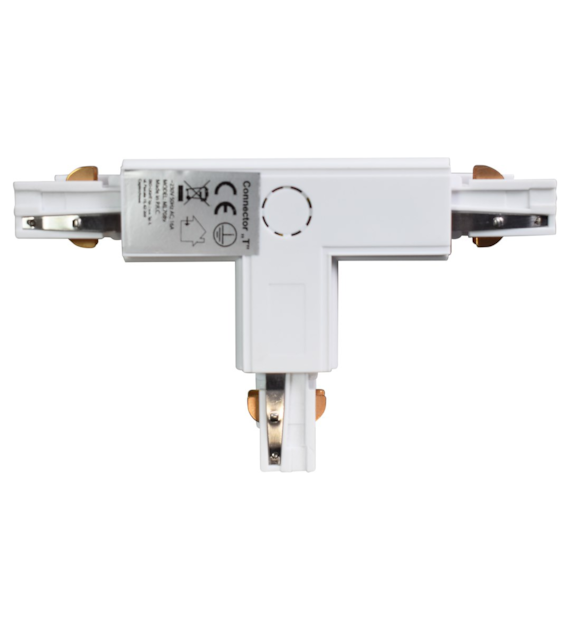 Łącznik Lampy Track Light Biały 3-obwodowy Typ: T DL