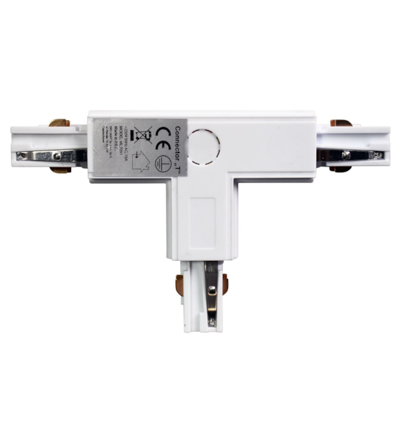 Łącznik Lampy Track Light Biały 3-obwodowy Typ: T DR