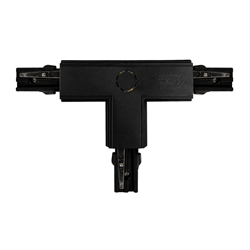 Łącznik Lampy Track Light Czarny 3-obwodowy Typ: T UL