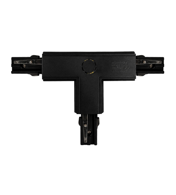 Łącznik Lampy Track Light Czarny 3-obwodowy Typ: T UL