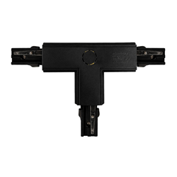 Łącznik Lampy Track Light Czarny 3-obwodowy Typ: T UR