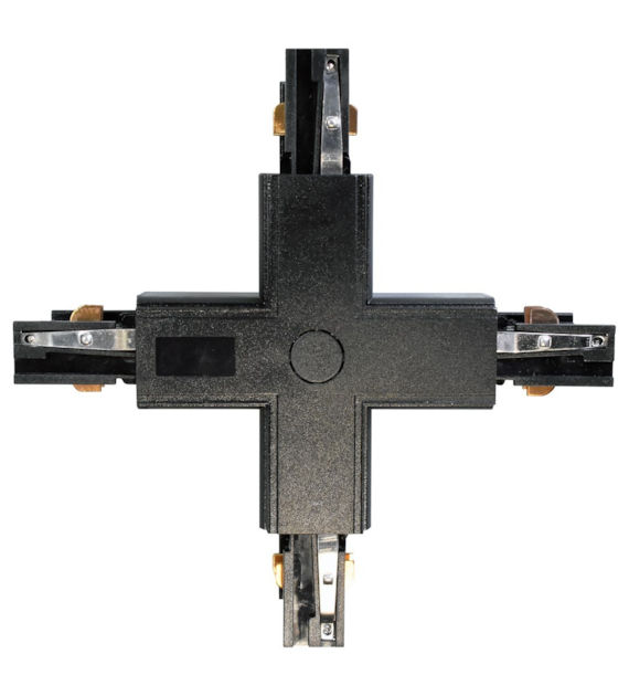 Łącznik Lampy Track Light Czarny 3-obwodowy Typ: +