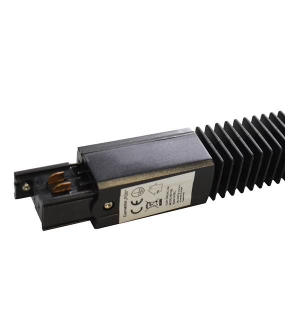Łącznik Lampy Track Light Czarny 3-obwodowy Typ: Flexi