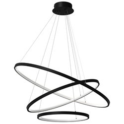 Lampa wisząca ROTONDA BLACK 93W LED