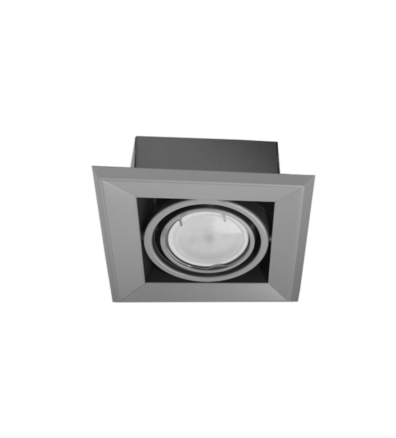 LAMPA PODTYNKOWA BLOCCO SZARY 1x7W GU10 LED