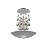 LAMPA WISZĄCA PERLA SILVER 42W LED