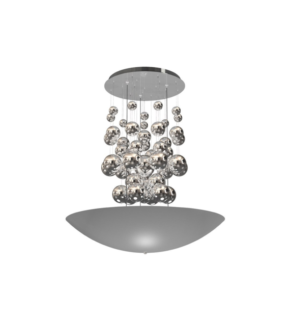 LAMPA WISZĄCA PERLA SILVER 42W LED