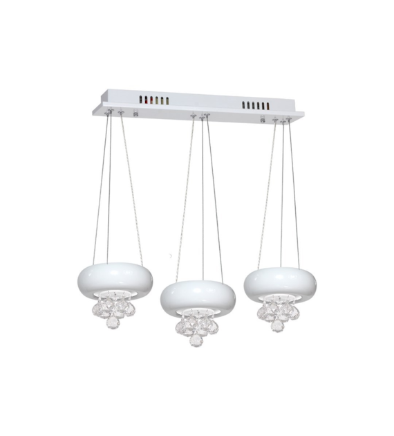 LAMPA WISZĄCA LUX BIANCO 3X6W LED