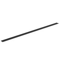 Przesłona Prosta Magnetic Track 150cm Czarny