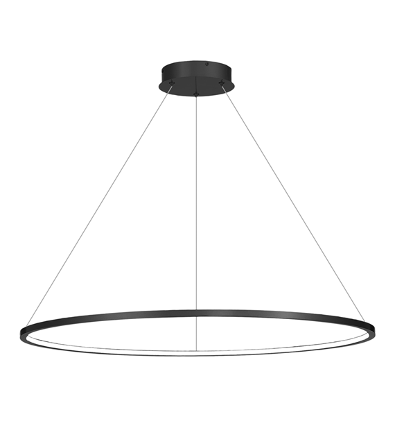 Lampa wisząca Saturno Black 57W LED