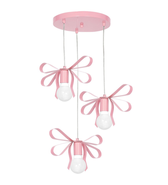Lampa Wisząca EMMA PINK 3xE27
