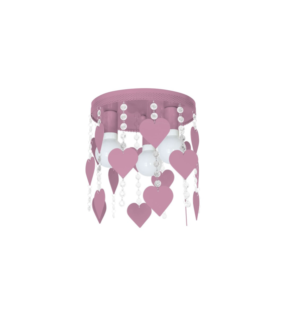 Lampa Sufitowa CORAZON VIOLET 3xE27