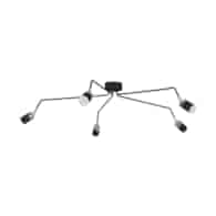 Lampa sufitowa JOKER BLACK/CHROME 5xGU10