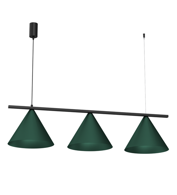 Lampa wisząca CAPITAL BLACK GREEN 3XGX53