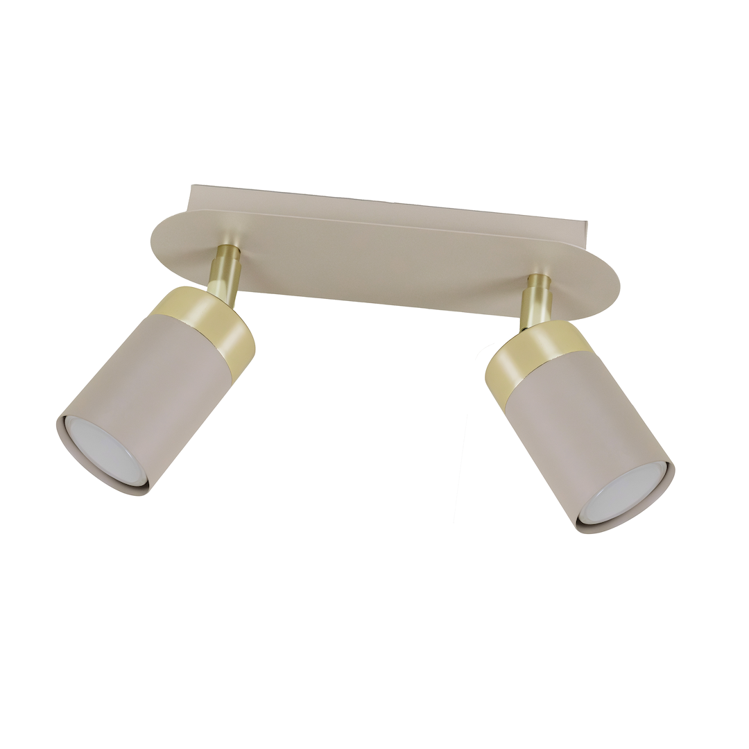 Lampa sufitowa JOKER CASHMERE/GOLD 2xGU10 Milagro