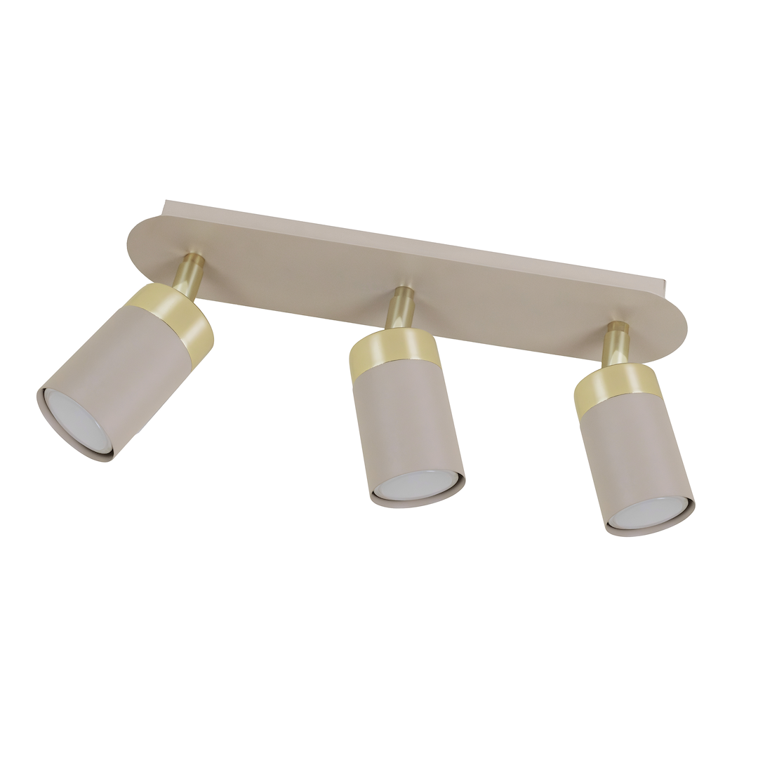 Lampa sufitowa JOKER CASHMERE/GOLD 3xGU10 Milagro