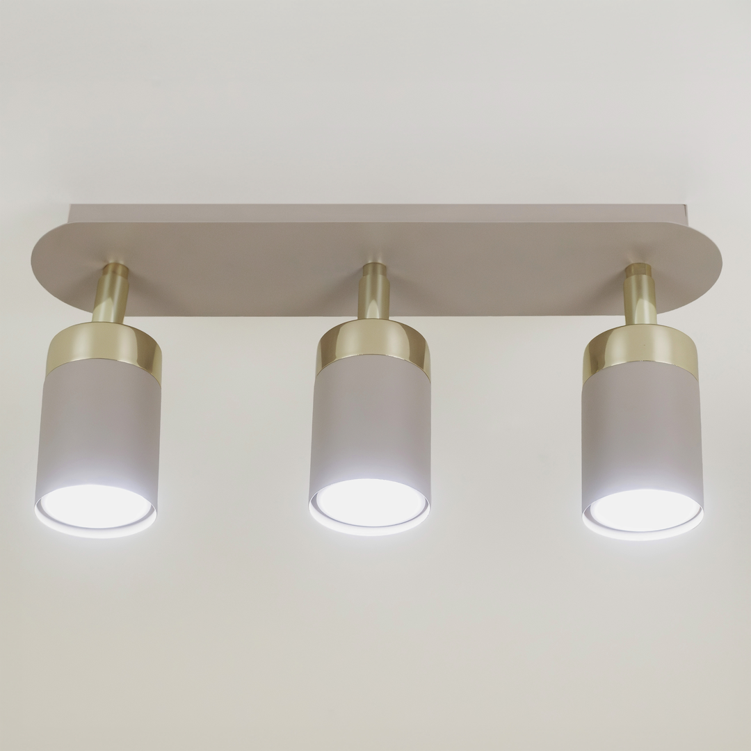 Lampa sufitowa JOKER CASHMERE/GOLD 3xGU10 Milagro — widok produktu