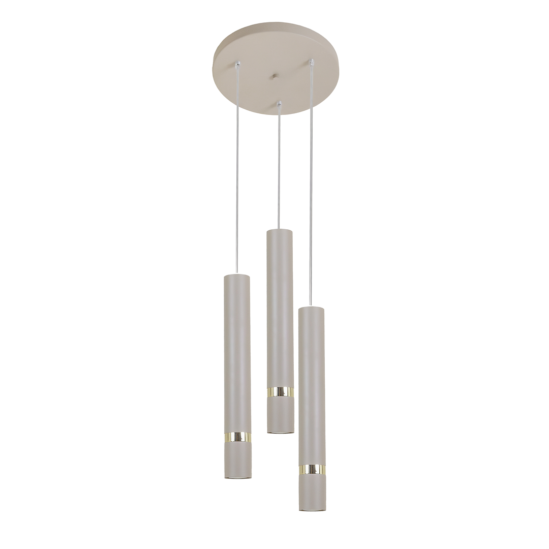Lampa wisząca JOKER CASHMERE/GOLD 3xGU10 (koło) Milagro
