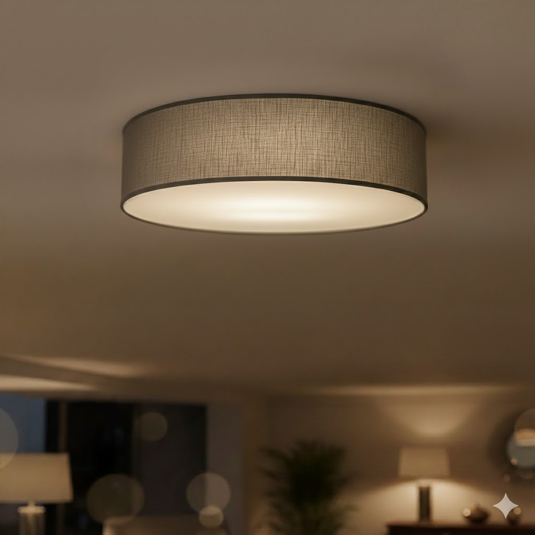 Lampa sufitowa Marshall 3xE27 Ø50cm Biały/Szary Milagro — widok produktu