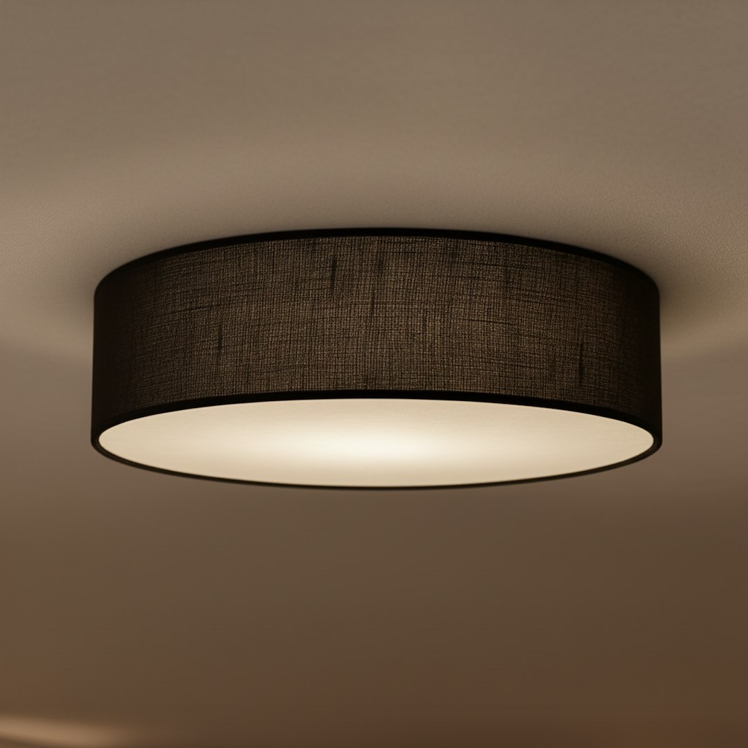 Lampa sufitowa Marshall 3xE27 Ø50cm Biały/Czarny Milagro