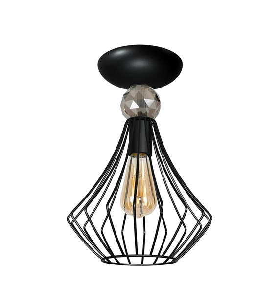 Lampa sufitowa JEWEL BLACK 1xE27