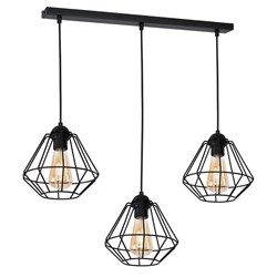 Lampa wisząca COLIN BLACK 3xE27