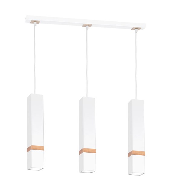 Lampa wisząca Vidar Biały 3xGU10