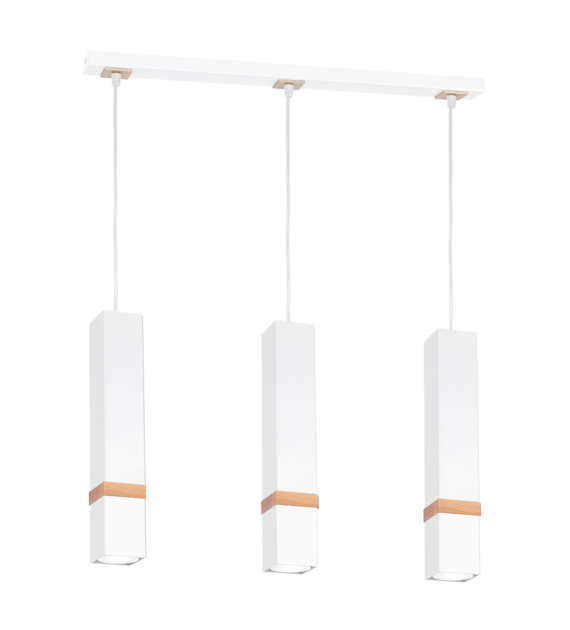 Lampa wisząca Vidar Biały 3xGU10
