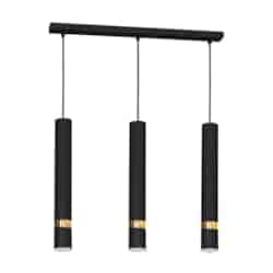 Lampa wisząca JOKER BLACK/GOLD 3xGU10