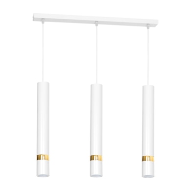 Lampa wisząca Joker 3xGU10 Biały/Złoty