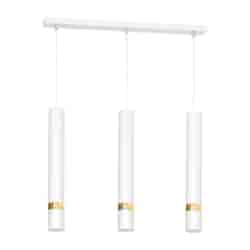 Lampa wisząca Joker 3xGU10 Biały/Złoty