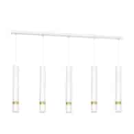 Lampa wisząca Joker 5xGU10 Biały/Złoty