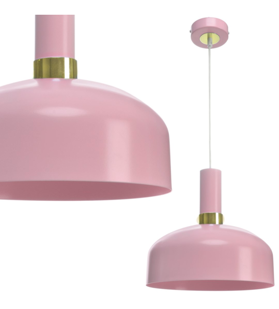 Lampa wisząca MALMO PINK 1xE27